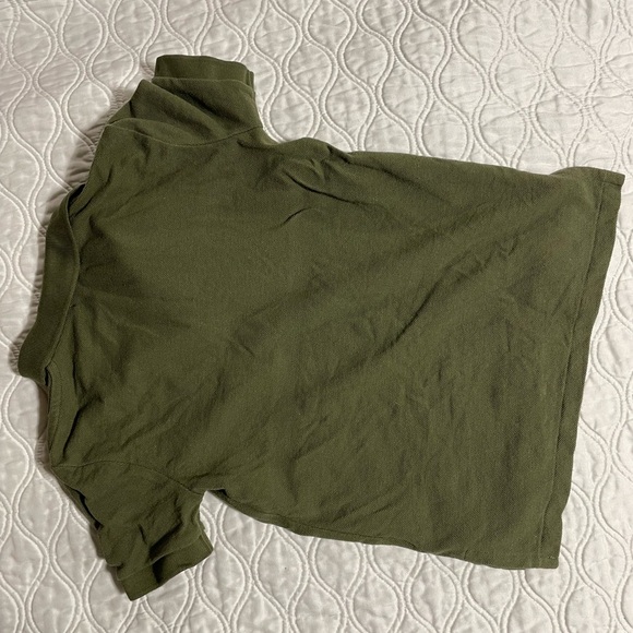 Polo Ralph Lauren Polo Shirt Youth 5 Olive Green Short Sleeve Collared Pony Logo - Picture 2 of 3